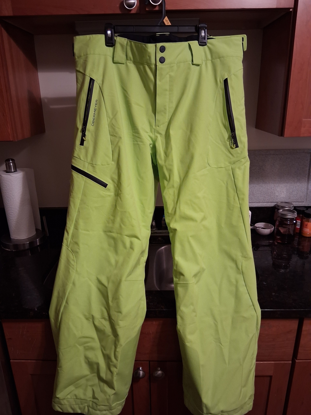 Obermeyer Lime Green Men's Ski/ Snowboard Pants 2XL